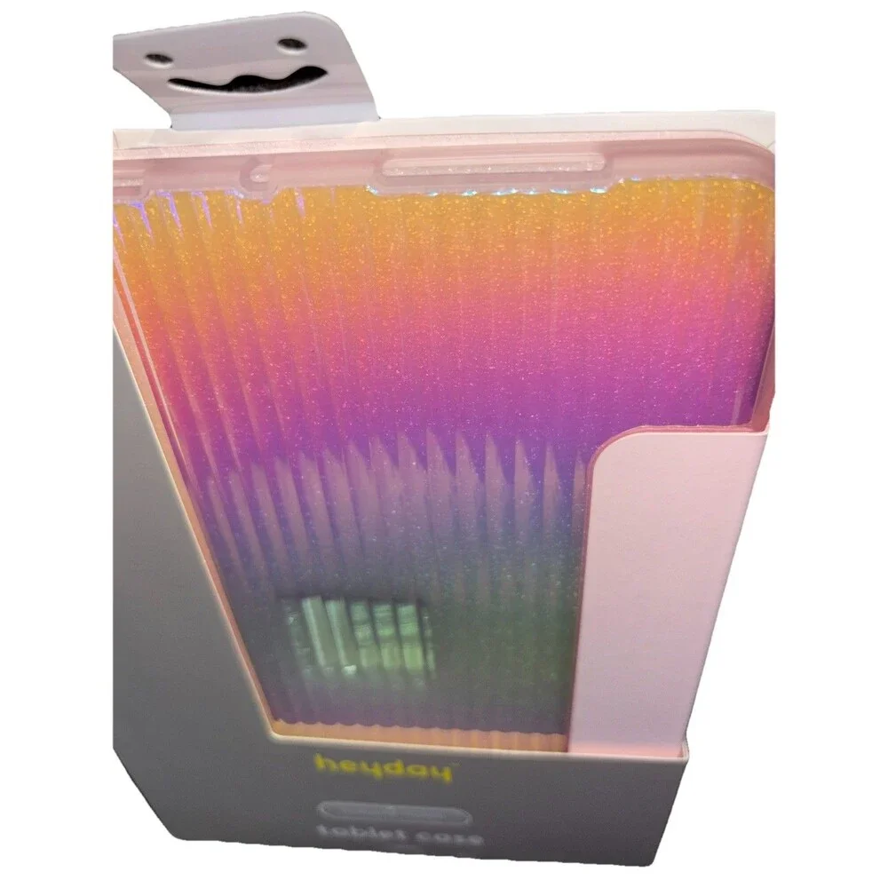 heyday Stand Case for iPad Pro 11 (2024) Multicolor Tri-Fold Stylus Holder